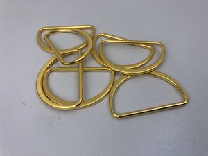 D-ring "guld"  4 cm
